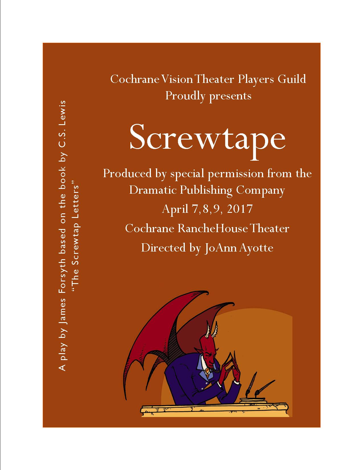 Screwtape play poster